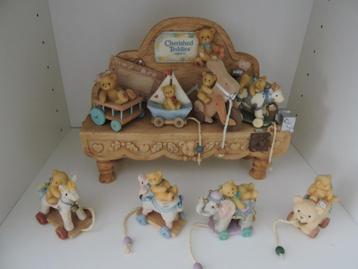 cherished teddies antique toys en workbench ( met doosjes) beschikbaar voor biedingen