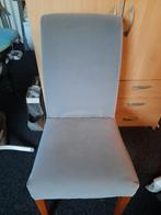 stoel, grijze bekleding (gratis), Huis en Inrichting, Stoelen, Ophalen, Hout, Gebruikt, Eén