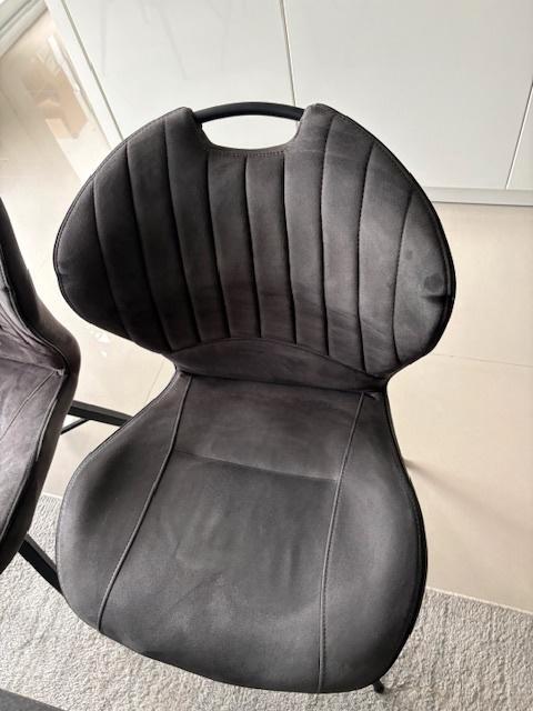 6 eetkamerstoelen van pronto wonen, Huis en Inrichting, Stoelen, Gebruikt, Vijf, Zes of meer stoelen, Metaal, Stof, Overige kleuren