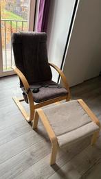 Medisana massagestoel + IKEA voetenbank, Huis en Inrichting, Fauteuils, Ophalen, Gebruikt, 75 tot 100 cm, 50 tot 75 cm