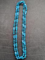 Licht blauw lange ketting (voor goed doel), Kunststof, Blauw, Ophalen of Verzenden, Verstelbaar