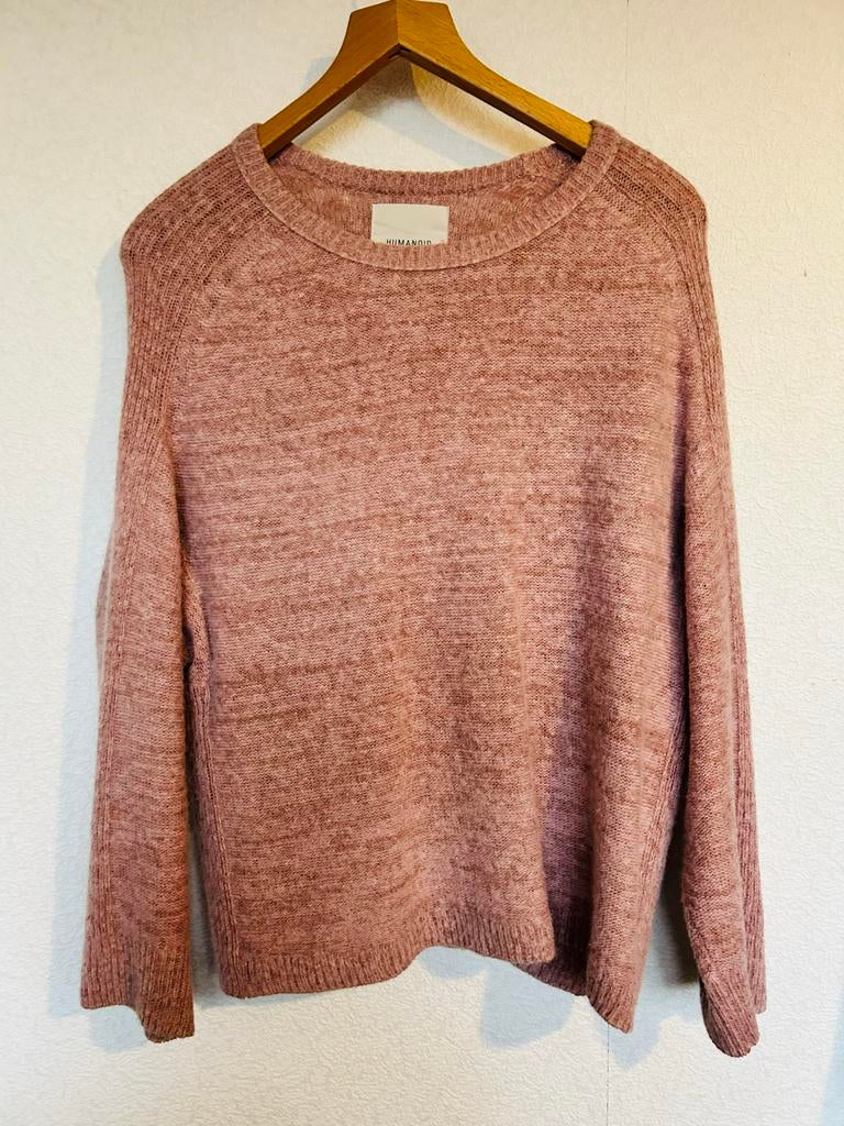 Humanoid alpaca trui - zachtroze - maat S, Kleding | Dames, Truien en Vesten, Verzenden, Gedragen, Maat 36 (S), Roze