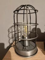 Tafellamp Vintage Tin, Huis en Inrichting, Lampen | Tafellampen, Ophalen of Verzenden, Zo goed als nieuw, Minder dan 50 cm