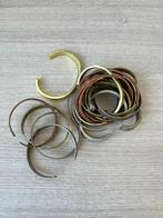 19x Slavenarmbanden (zilver, goud, koper) - NIEUW, Sieraden, Tassen en Uiterlijk, Armbanden, Ophalen of Verzenden, Nieuw, Overige kleuren