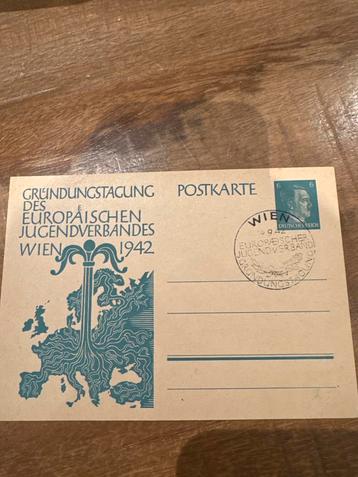Originele kaart jugendverbandes met stempel beschikbaar voor biedingen