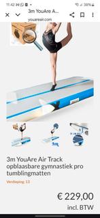 Airtrack 3 meter, Sport en Fitness, Kindermaat 122 t/m 140, Ophalen, Zo goed als nieuw, Materiaal