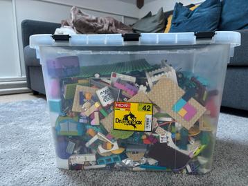 Grote LEGO bak + grondplaten & instructies beschikbaar voor biedingen