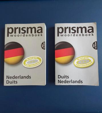 Woordenboeken Nederlands - Duits én Duits - Nederlands  beschikbaar voor biedingen