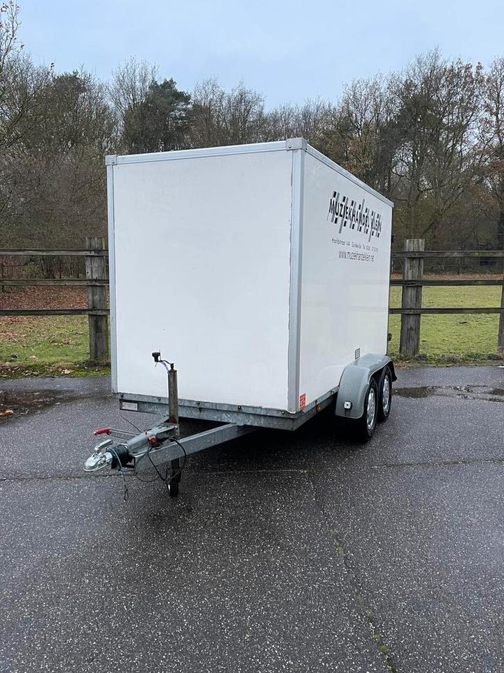 Gesloten Tandemasser 2000kg - 320x150cm, Auto diversen, Aanhangers en Bagagewagens, Gebruikt, Ophalen