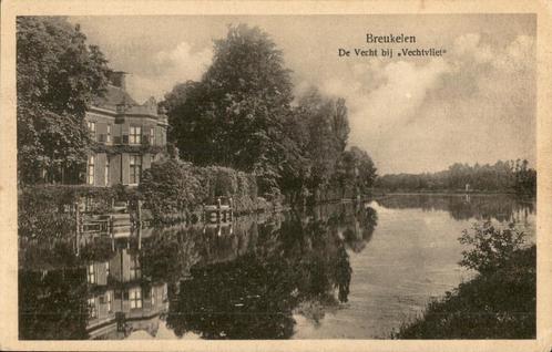 Breukelen De Vecht bij Vechtvliet, Verzamelen, Ansichtkaarten | Nederland, Ongelopen, Utrecht, 1920 tot 1940, Ophalen of Verzenden