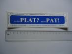 sticker oud RIJKSPOLITIE korps auto team plat pat politie, Verzenden, Zo goed als nieuw, Bedrijf of Vereniging