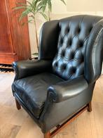Chesterfield Lederen Fauteuil, Antiek en Kunst, Ophalen of Verzenden