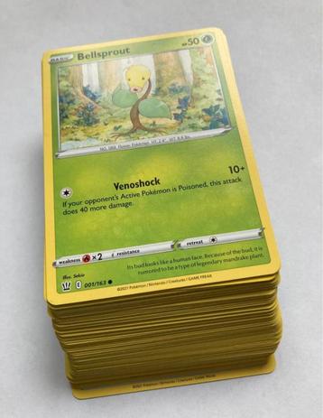 Set van 80 verschillende Pokemon kaarten Battle Styles beschikbaar voor biedingen