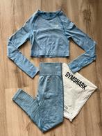 Gymshark setje - Vital Seamless - Maat s, Blauw, Ophalen of Verzenden, Maat 36 (S), Gymshark