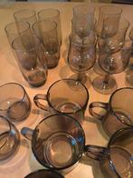 34-delig rookglas glazen en kommen, Huis en Inrichting, Keuken | Servies, Glas of Glazen, Ophalen of Verzenden, Overige stijlen