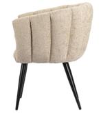 Breeze Chair Latte – Luxe Eetkamerstoelen – Pole to Pole, Huis en Inrichting, Stoelen, Overige kleuren, Verzenden, Japandi, Hotel Chique, Modern