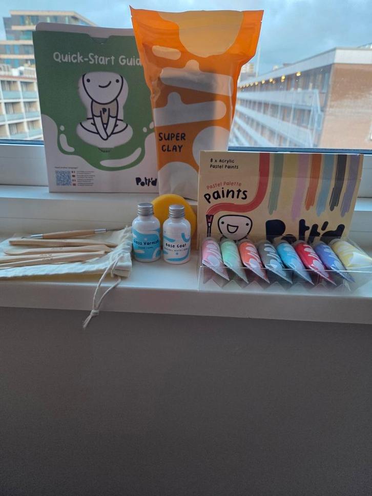 Complete Pottery Kit, Hobby en Vrije tijd, Knutselen, Nieuw, Materiaal, Ophalen of Verzenden