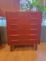 Vintage Deense Ladekast Ladekastje Kast Dressoir, Ophalen, Gebruikt, Nvt, Minder dan 100 cm