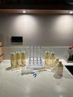 Dr. Brown flessenset + Munchkin flessenrek + melkpoedertoren, Kinderen en Baby's, Ophalen of Verzenden, Gebruikt, Overige typen