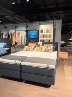 Auping Original Boxspring (elektrisch 1-motorig), Huis en Inrichting, Ophalen, Blauw, 210 cm, Tweepersoons