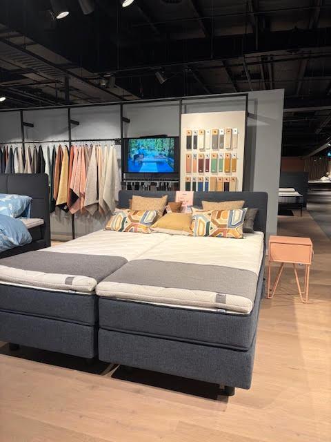 Auping Original Boxspring (elektrisch 1-motorig), Huis en Inrichting, Slaapkamer | Boxsprings, Zo goed als nieuw, 180 cm, 210 cm