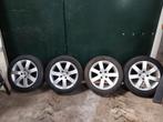 Peugeot velgen met winterbanden, Auto-onderdelen, Banden en Velgen, Ophalen, Gebruikt, 155 mm, Velg(en)