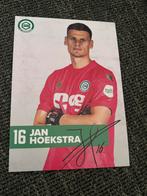 Jan Hoekstra - FC Groningen Spelerskaart, Ophalen of Verzenden, Zo goed als nieuw, Spelerskaart