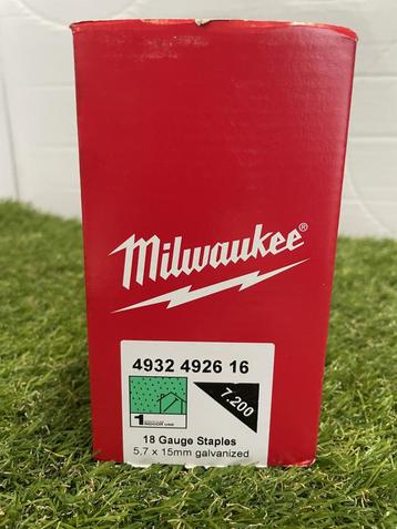 Milwaukee Nieten  Hars gecoat, gegalvaniseerd - 15mm 7200st. beschikbaar voor biedingen