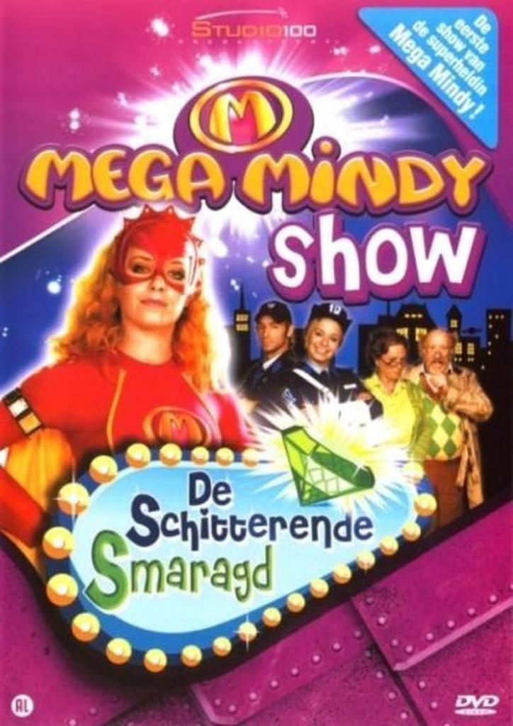 DVD Mega Mindy - Mega Mindy Show: De Schitterende Smaragd, Cd's en Dvd's, Dvd's | Kinderen en Jeugd, Zo goed als nieuw, Film, Avontuur