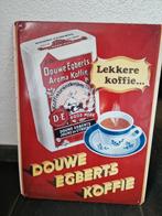 Douwe Egberts Koffie Blik op karton, geen Emaille, Verzamelen, Merken en Reclamevoorwerpen, Ophalen of Verzenden, Zo goed als nieuw