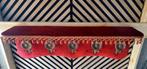 Vintage Chic Kapstok velours rood / messing, Huis en Inrichting, Woonaccessoires | Kapstokken, Ophalen of Verzenden, Zo goed als nieuw