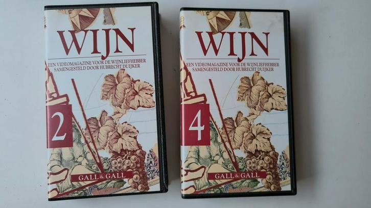Videomagazine 2 en 4 voor de Wijnliefhebber, Cd's en Dvd's, VHS | Documentaire, Tv en Muziek, Zo goed als nieuw, Alle leeftijden