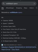 Western digital 500gb, 500gb, Nieuw, Ophalen of Verzenden, Desktop