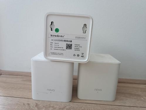 Tenda Nova MW3 (3punt Mesh router setup), Computers en Software, Powerlines, Zo goed als nieuw, Ophalen of Verzenden