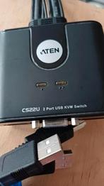 Aten 2- port USB Switch, Computers en Software, Overige Computers en Software, Ophalen of Verzenden, Zo goed als nieuw