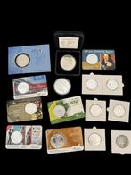 Collectie van 15 Nederlandse zilver herdenkingsmunten, Ophalen of Verzenden, Zilver