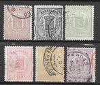 Nvph 13-18 gebruikt cw 334,00 D, Postzegels en Munten, Ophalen of Verzenden