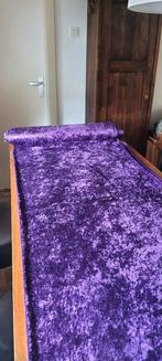 ruim 12m paarse velours de panne paars 1.50 br, 120 cm of meer, Ophalen of Verzenden, Zo goed als nieuw, Katoen