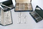 Verzilverd Art Deco bestek in cassettes - 73-delig - c. 1935, Antiek en Kunst, Ophalen of Verzenden