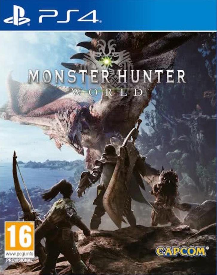 Monster Hunter World - PS4, Spelcomputers en Games, Games | Sony PlayStation 4, Zo goed als nieuw, 1 speler, Vanaf 16 jaar, Ophalen of Verzenden