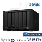 NAS Synology DS1517+ 16GB refurbished, Info@synology.com, Synology, Ophalen of Verzenden, Zo goed als nieuw