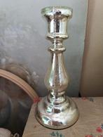 Antieke kandelaar van Armeluis glas, Ophalen of Verzenden, Glas