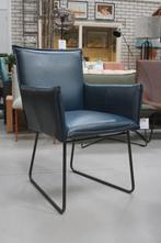 5 x luxe eetkamerstoel SANNE Jess design 4 kleuren leer stof, Ophalen, Overige kleuren, Leer, Zo goed als nieuw