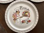 Vintage Pizza borden doorsnee 30cm, Ophalen, Zo goed als nieuw, Keramiek, Bord(en)