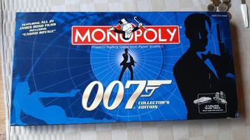 bordspel blauwe doos Monopoly James Bond 007 Monopolie beschikbaar voor biedingen