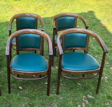 Vijf vintage, design stoelen. Eetkamerstoelen  beschikbaar voor biedingen