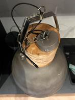 Twee industriële hanglampen (nieuw EUR 300), Huis en Inrichting, Lampen | Hanglampen, Ophalen, Zo goed als nieuw, Hout, 75 cm of meer