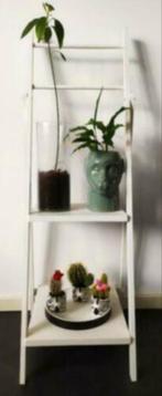 Inklapbaar wit rekje - Badkamer/Slaapkamer, Ophalen, Gebruikt