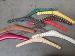 10 vintage/ retro SKAI leer kledinghangers (8), Kleding | Dames, Kledinghangers, Ophalen of Verzenden, Nvt, Nvt, Nvt