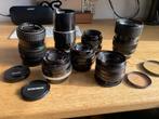 Set vintage camera lenzen, Ophalen of Verzenden, Gebruikt, Zoom